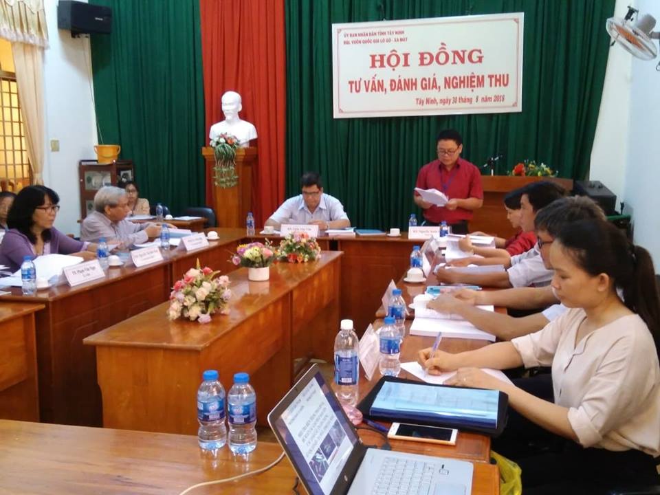 Nghiệm thu đề tài “Điều tra hiện trạng phân bố và đề xuất các giải pháp bảo tồn các loài cây ăn côn trùng ở Vườn quốc gia Lò Gò – Xa Mát, tỉnh Tây Ninh”