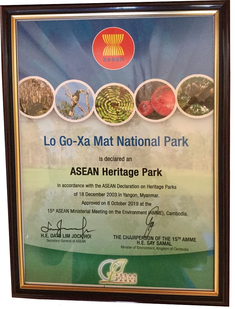 Vườn quốc gia Lò Gò – Xa Mát được công nhận danh hiệu Vườn Di sản ASEAN